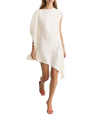 Reiss Women's Athena Drape Detail Mini Dress