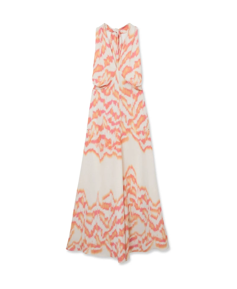 Reiss Women's Leanne Halter Neck Maxi Dress