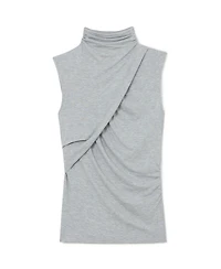 Reiss Women's Wanda Ruched High Neck Top