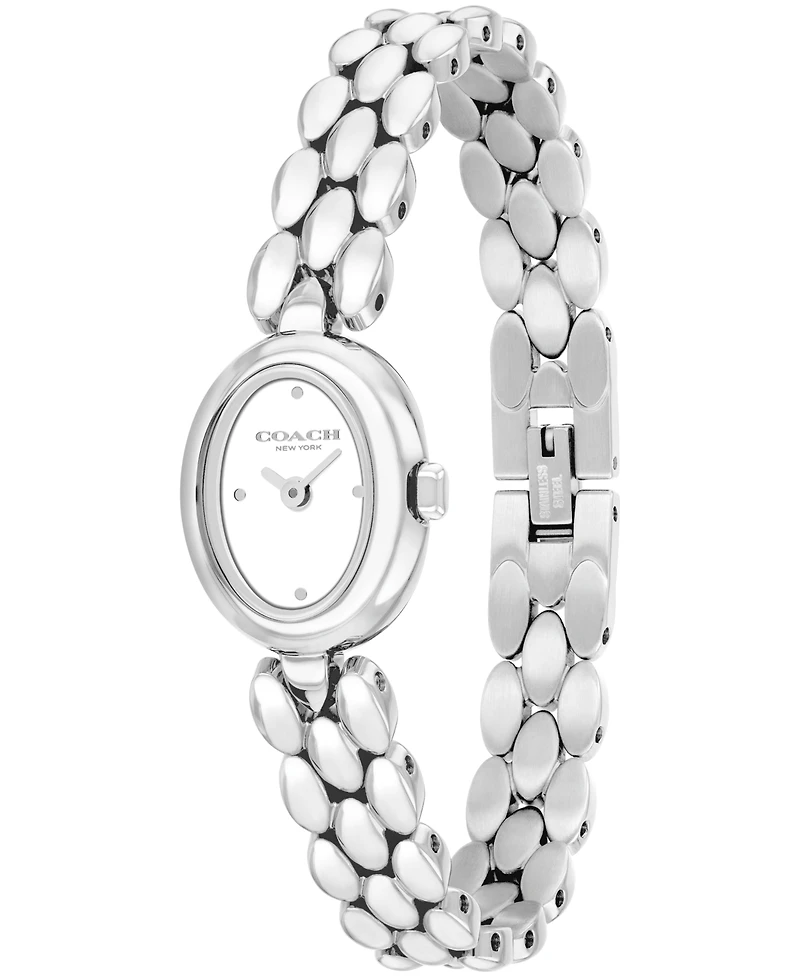 Coach Women's Sammy Silver-Tone Stainless Steel Bracelet Watch 18mm