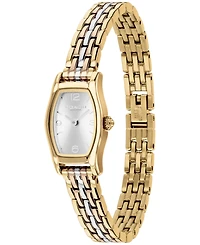 Coach Women's Greta Tri Tone Stainless Steel Bracelet Watch 15.3mm