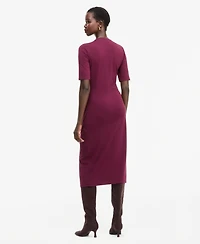 I.n.c. Women's Front-Slit Short-Sleeve Midi Dress, Macy's Exclusive