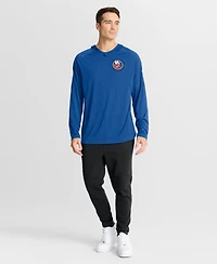 Fanatics Men's Royal New York Islanders Authentic Pro Rink Raglan Hoodie