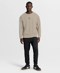 Fanatics Men's Tan Toronto Maple Leaf Authentic Pro Road Tri-Blend Sweatshirt