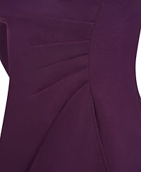 Dkny Women's Boat Neck Ruched Sheath Dress