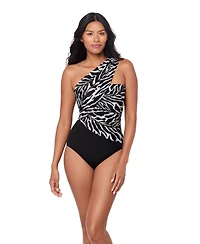 Magicsuit Women's Sand Tracks Goddess Underwire Bandeau Neck One-Piece Swimsuit