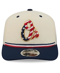 New Era Men's Cream/Navy Baltimore Orioles Usa 250 Fourth of July 9SEVENTY Adjustable Hat