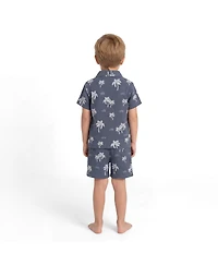 Andy & Evan Big Boys Little/Big Tropical Palm Tree Gauze Set