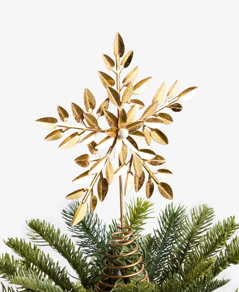 Holiday Lane Opulence Gold-Tone Iron Star Tree Topper, Macy's Exclusive