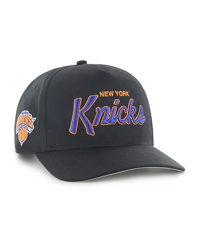 '47 Brand Men's Black New York Knicks Crosstown Hitch Adjustable Hat