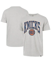 Profile Men's Grey New York Knicks Big & Tall Walk T-Shirt