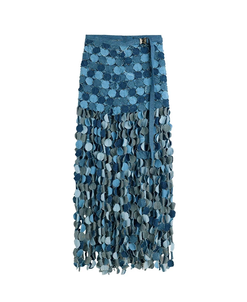 Desigual Women's Denim pareo patch