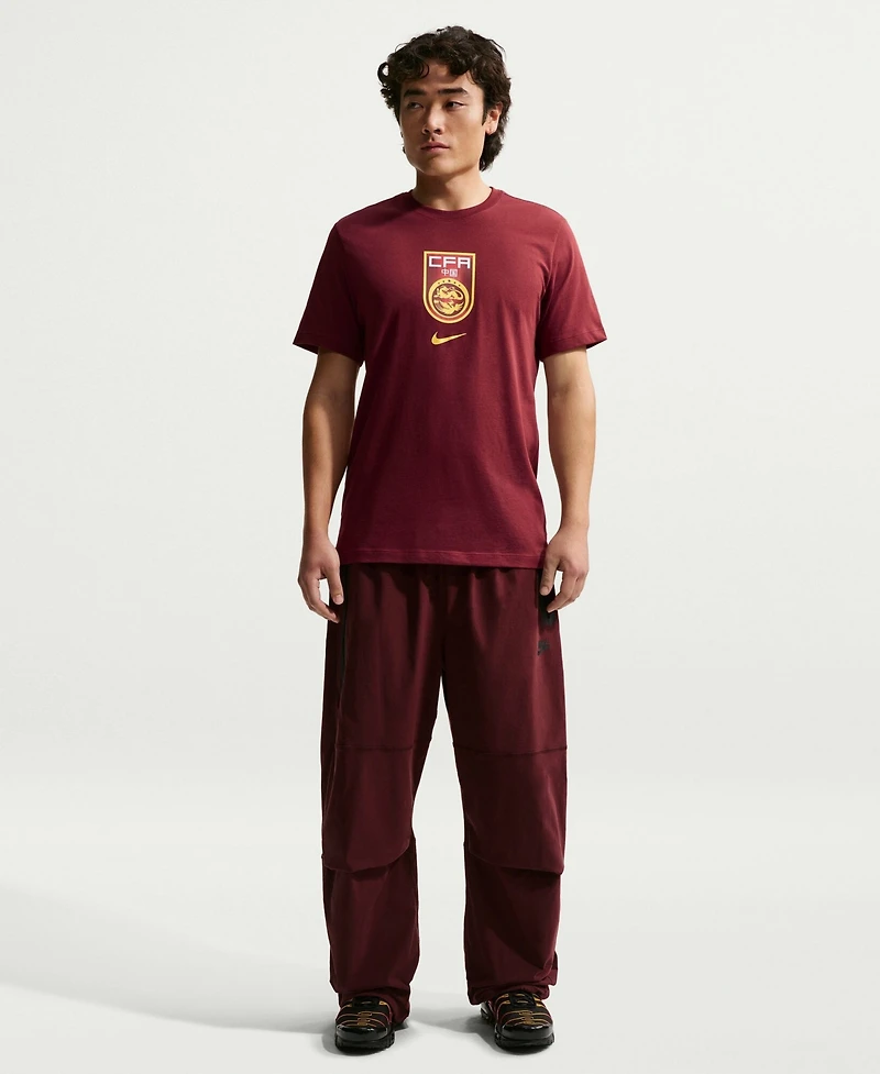 Nike Men's Red China National Team Crest T-Shirt