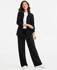 Style & Co Petite Collared Neck Zip-Front Jacket, Macy's Exclusive