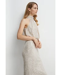 Coast Women's Halterneck Sequin Bridesmaid Maxi Dress