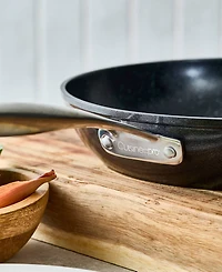 Cuisine::pro Green Stone Aluminum 12.5" Frypan with Helper Handle