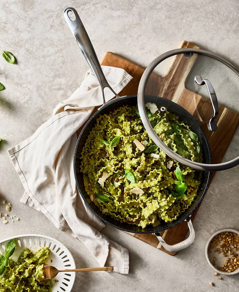 Cuisine::pro Green Stone Aluminum 4.2-Quart Chef Pan