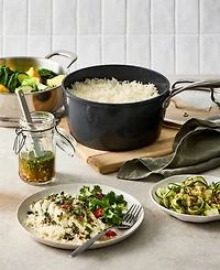Cuisine::pro Green Stone Aluminum Stockpot with lid 6-Piece Cookware set