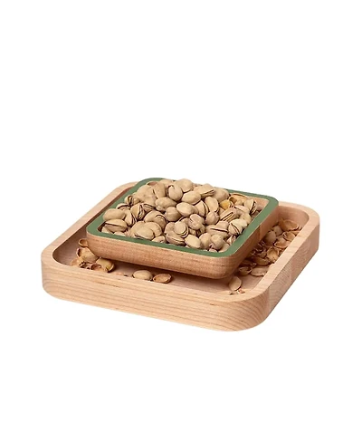Uncommon Goods Pistachio Pedestal Nut Bowl