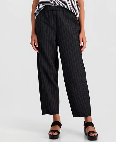 Eileen Fisher Women's High-Rise Ankle Lantern Pants