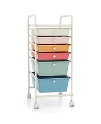 Gouun 6-Drawer Rolling Storage Cart Organizer
