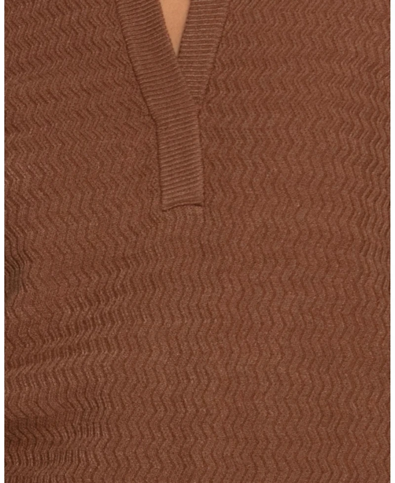 Belle & Bloom Women's Frankie Textured Knitted Long Sleeve Top