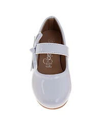 Kensie Girl Little Girls Ballet Flats - Bow Dress Shoes with Classic Slip-On Style (Little Kid/Big Kid)