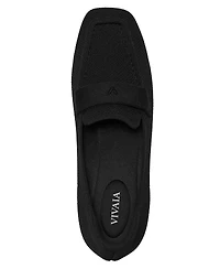 Vivaia Women's Silvie Square-Toe Icon Loafers