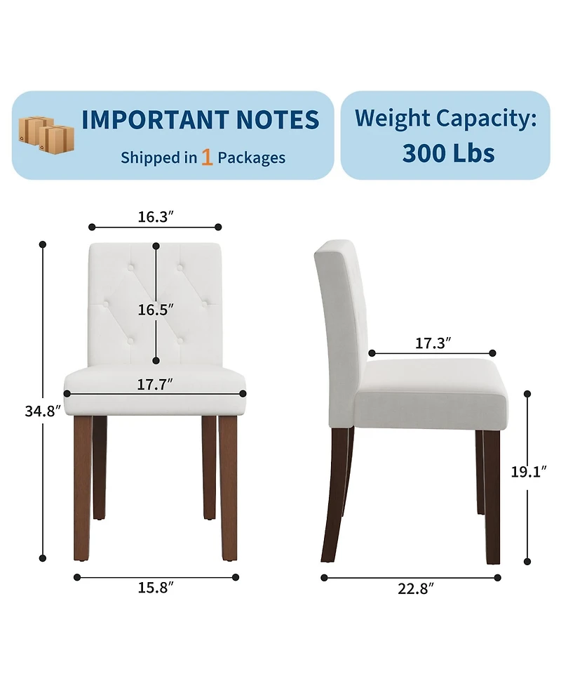 homfan Set of Dining Chairs