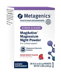 Metagenics MagActive Magnesium Night Powder, 30 packets