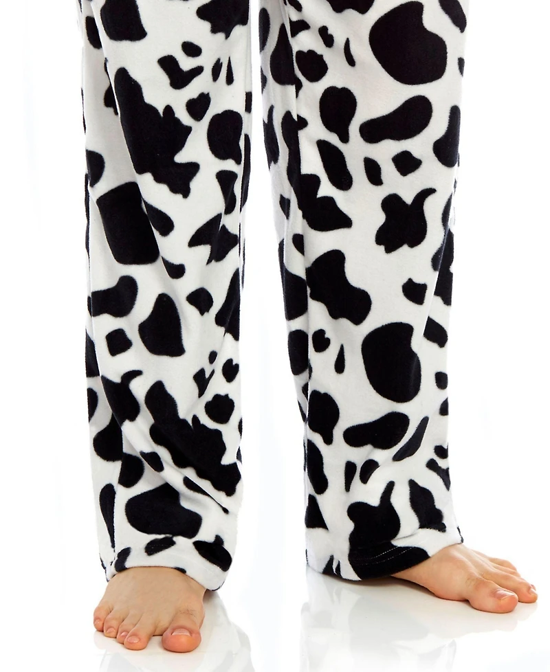 Leveret Men's Print Micro Fleece Pants