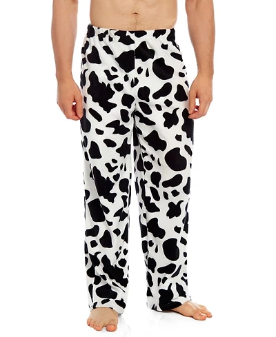 Leveret Men's Print Micro Fleece Pants
