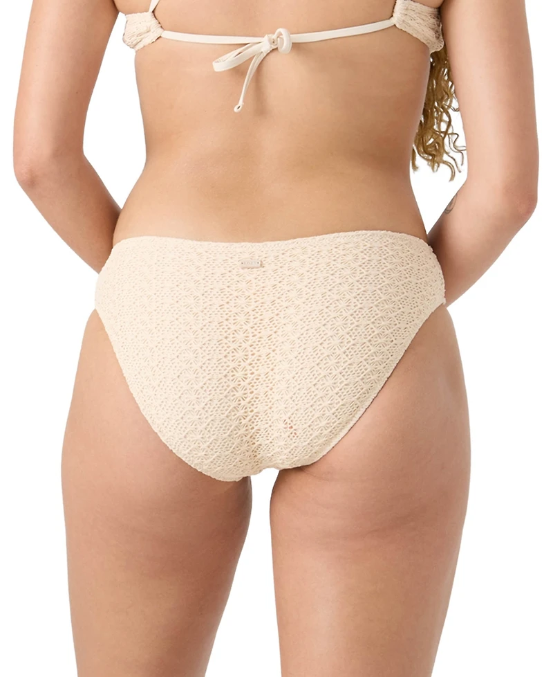Roxy Women's Crochet Hipster Full Swim Bottoms