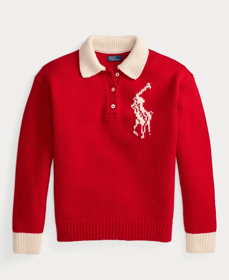 Polo Ralph Lauren Women's Big Pony Rugby Sweater