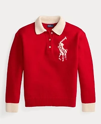 Polo Ralph Lauren Women's Big Pony Rugby Sweater