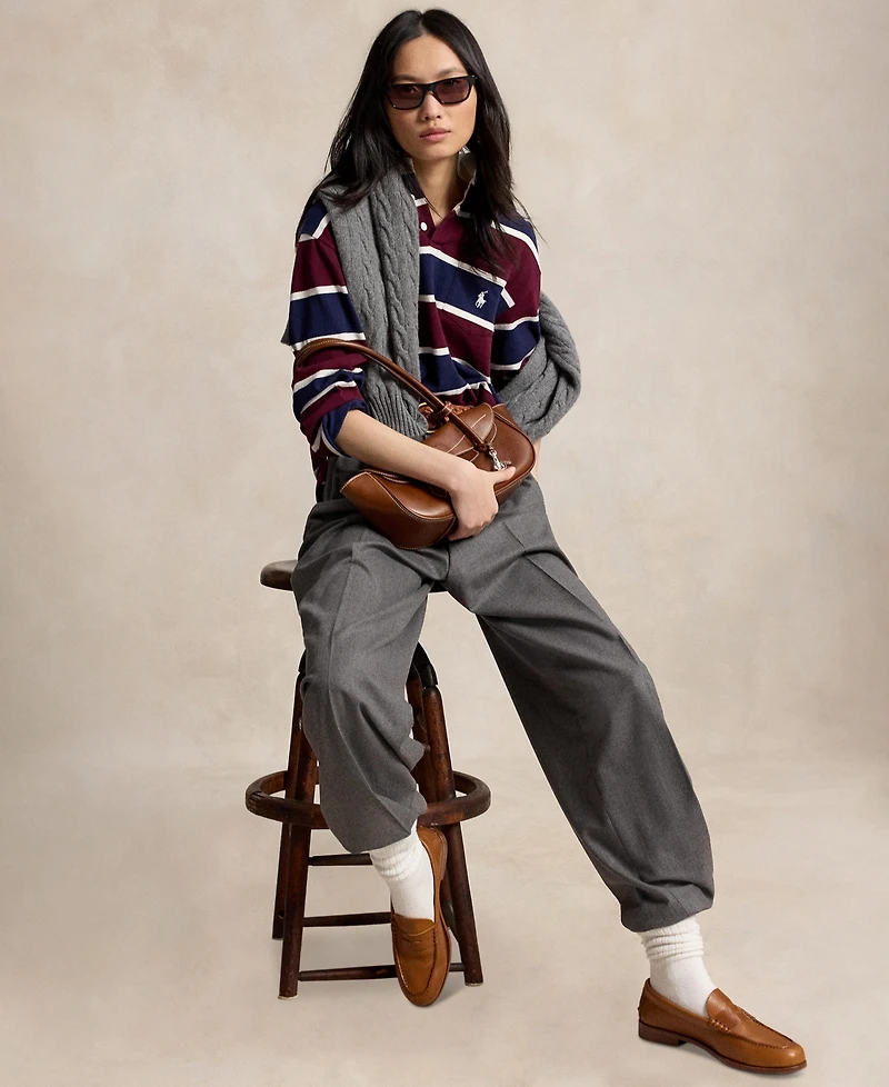 Polo Ralph Lauren Women's Oversized Cotton Rugby Shirt