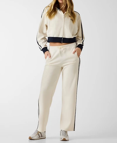 Guess Women's Hoshi Full-Zip Cropped Sweatshirt