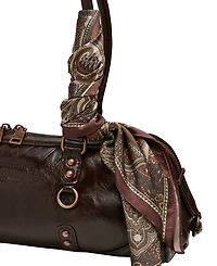 Steve Madden Cierra Medium Scarf Detail Large Shoulder Handbag