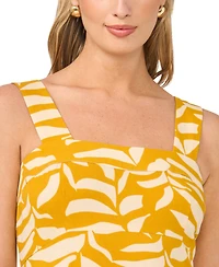 Vince Camuto Women's Square Neck Sleeveless Maxi Dress