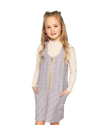 Deux par Little and Big Girl 6- 14 Brushed Rib Mock Neck Top