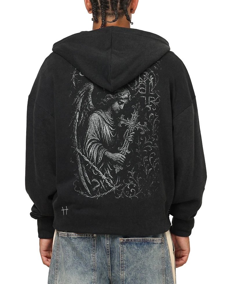 Saint Morta Men's Crossbearer Zip Hoodie