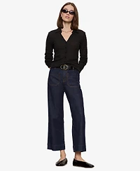 Sanctuary Petite Juno Textured Button-Front Shirt