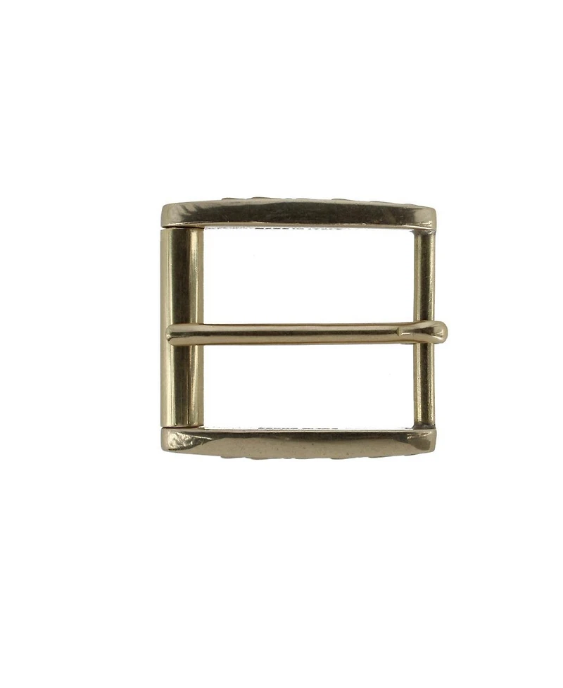 Trafalgar Men's 35mm Solid Brass Side Detailed Roller Harness Belt Buckle