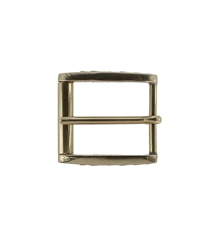 Trafalgar Men's 35mm Solid Brass Side Detailed Roller Harness Belt Buckle
