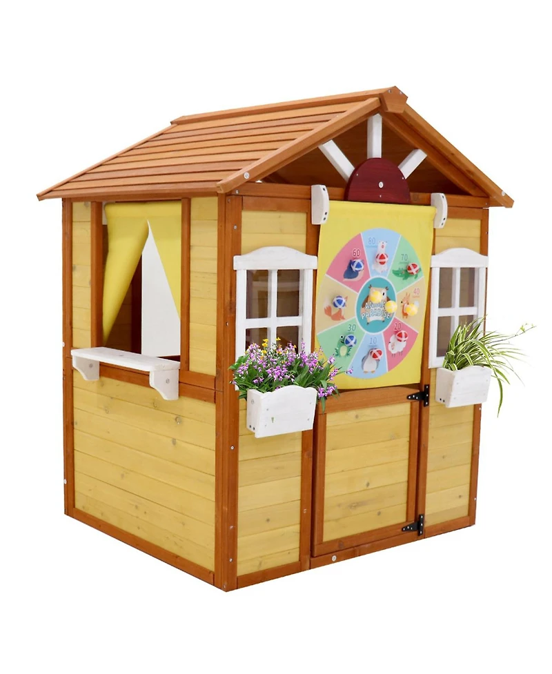 Yobtop Outdoor Playhouse for Kids