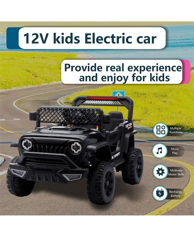 Yobtop Kids Ride On Car - Remote Control Electric with Swing Function, Riding Toy, Amazing Gift for Boys Girls 3-6 Years Old
