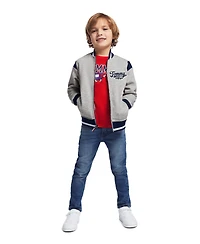 Tommy Hilfiger Boys' 2T-7 Varsity Freshman Zip-Front Jacket