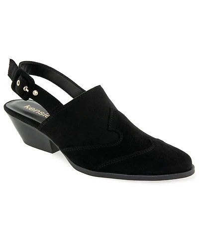 Kensie Women's Ethan Western Mule