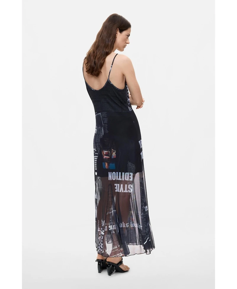 Desigual Women's Printed Strappy Dress