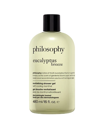 philosophy Revitalizing Eucalyptus Breeze Shower Gel, 16 oz.